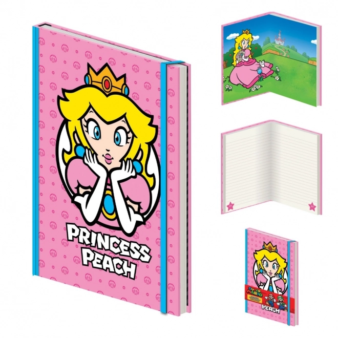 Super Mario bilježnica A5 Premium Peach