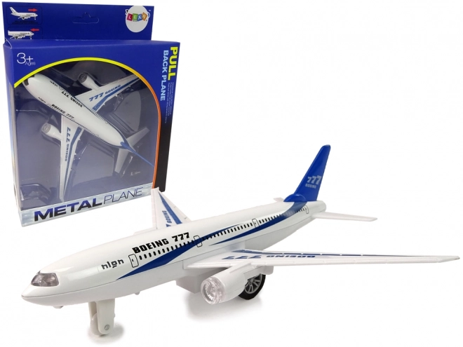 Osobni zrakoplov Boeing 777 White Powered Lights Sounds
