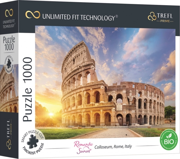 Puzzle TREFL UFT Romantic Sunset: Kolosej Rim 1000 dijelova