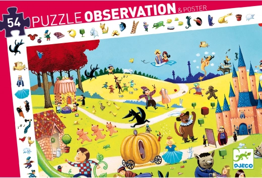 DJECO tražilica puzzle Bajke