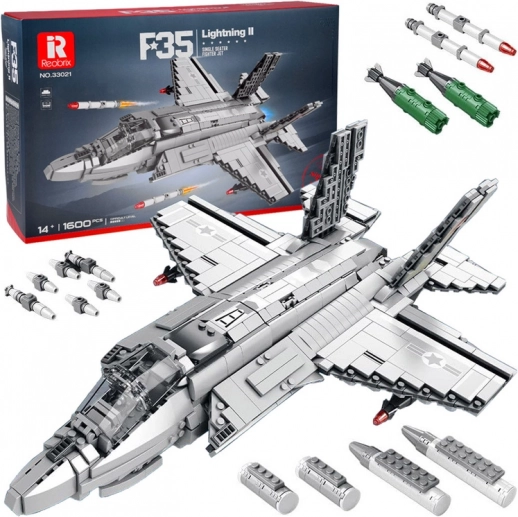 Tehnička konstrukcijska set stíhač F-35 LIGHTNING II 1600 dijelova