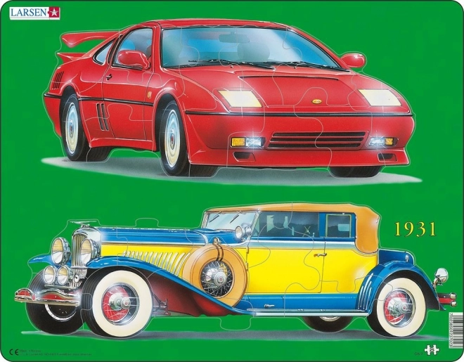 Puzzle automobila: povijest i sadašnjost - 25 dijelova