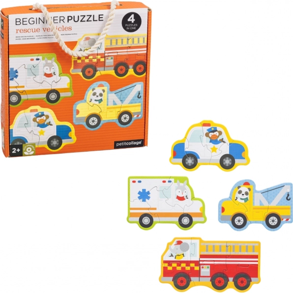 Dječje puzzle spasilačka vozila Petit Collage