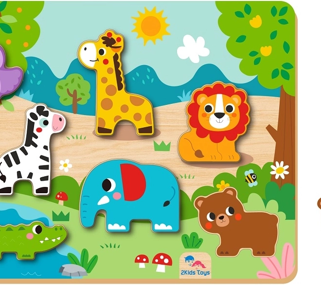 2Kids Toys umetaljka puzzle Životinjice
