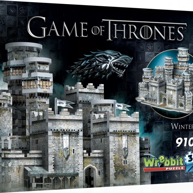 Wrebbit 3D puzzle Igra prijestolja: Winterfell – dvorac Starkova (910 dijelova)