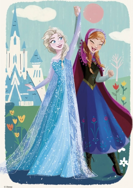 Zagonetka Ledena kraljevstva: Anna i Elsa 2x77 dijelova