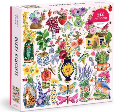 Galison puzzle Cvijeće puno života 500 dijelova