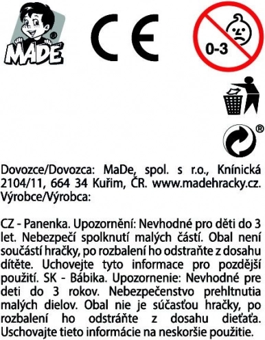 Bebica u kutiji 6 boja