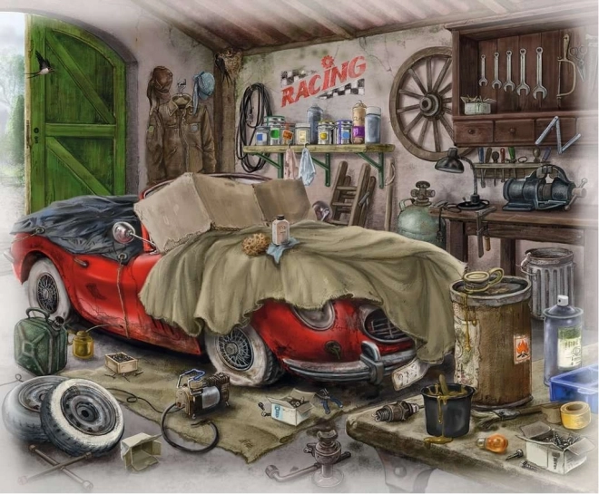 Ravensburger escape igra EXIT puzzle Ukleta rezidencija: U garaži 99 dijelova