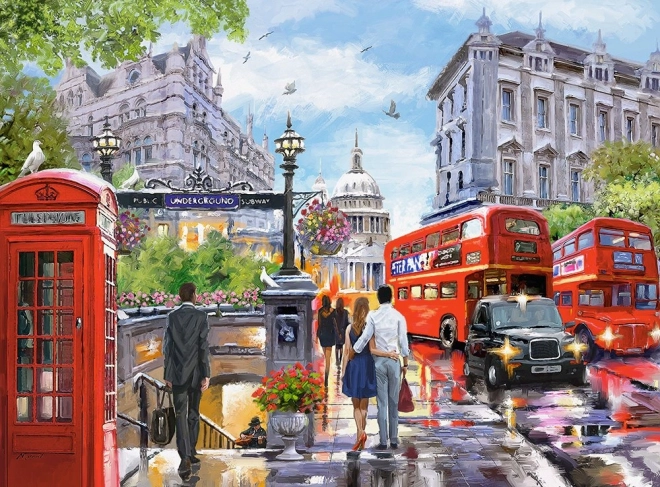Puzzle 2000 dijelova - Proljeće u Londonu