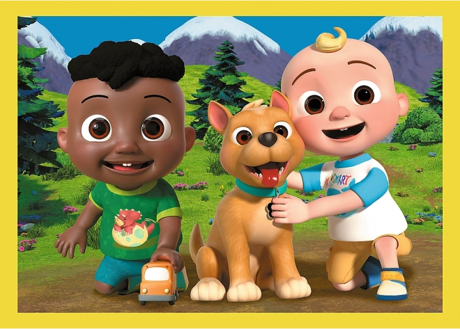 TREFL Puzzle Cocomelon: Upoznajte se 4u1 (12,15,20,24 dijelova)