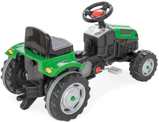 Traktor na pedale zeleni