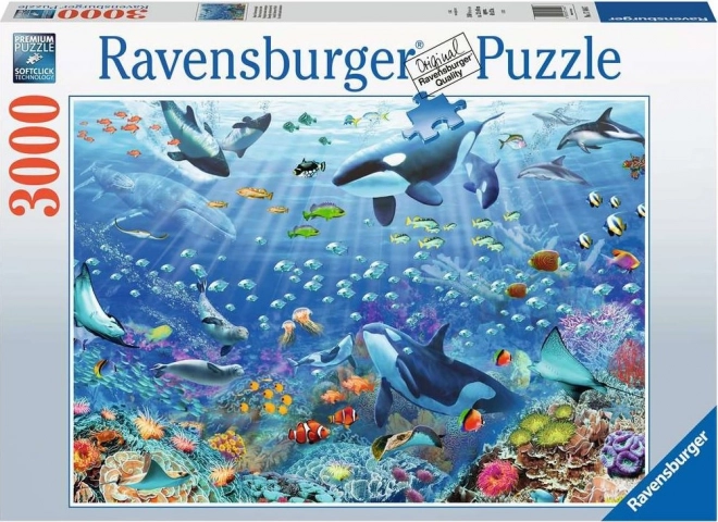 Ravensburger puzzle šareni podmorski svijet 3000 dijelova
