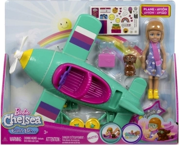 Barbie Chelsea – avion s lutkom pilotkinjom i psićem