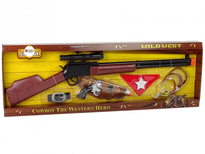 Kaubojski šerifovski set Sačmarica Revolver