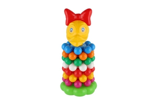 Složena piramida s prstenovima plastika 26cm u mrežici 12m+