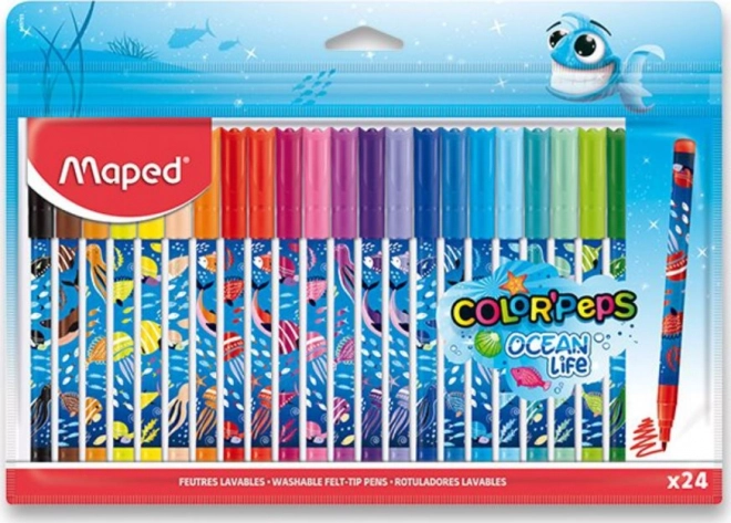 MAPED Fixy Color'Peps Ocean Life ukrašeni 24 kom