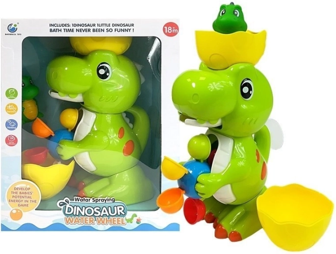 Kupajući dinosaurus Vodena izljevka Mlin
