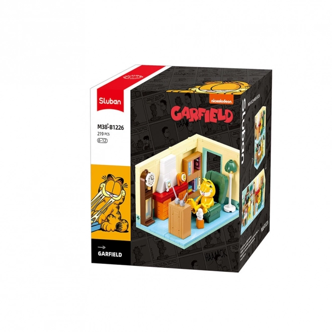 Sluban konstrukcija Garfield u dnevnoj sobi