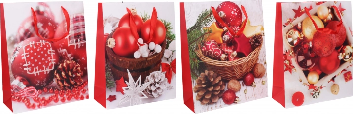 Poklon-vrećica Božić M 26 × 32 × 10 cm