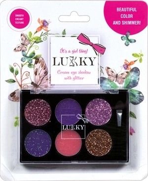 Kremaste sjenila za oči s glitterima Lukky
