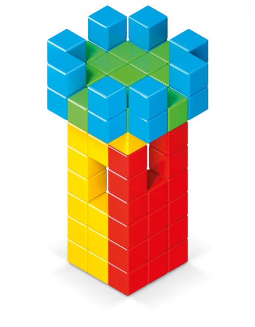 GEOMAG Magnetne kocke Magicube Green Line 64 kocke