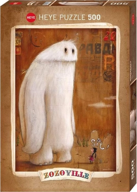 HEYE Puzzle Zozoville: Sjedi! 500 dijelova