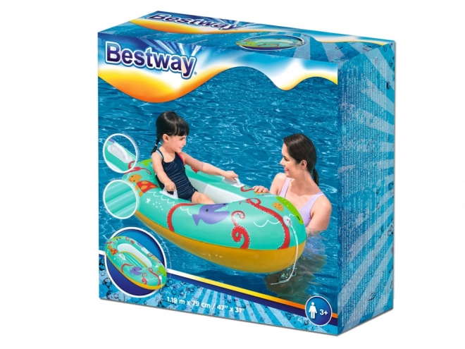Dječji na napuhavanje čamac Bestway s morskim životinjama