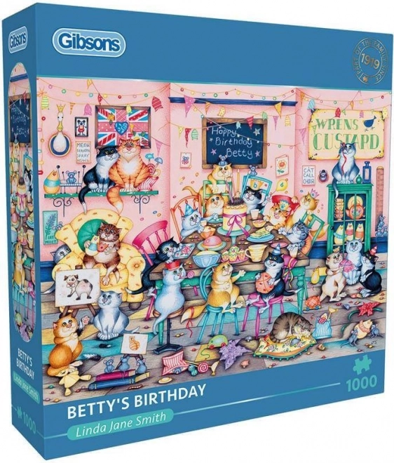 GIBSONS Puzzle Betty ima rođendan 1000 dijelova