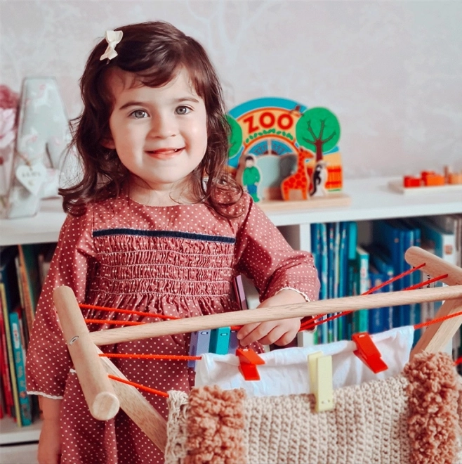 Drveni stalak za sušenje rublja Bigjigs Toys
