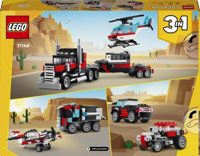 Lego Creator Kamion s Platformom i Helikopterom