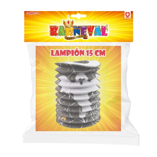 Lampion crni Halloween duh 15 cm