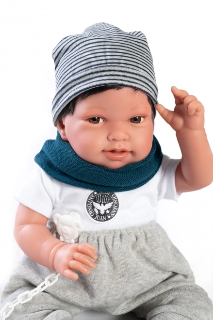 Realistična lutka beba s mekim tijelom Antonio Juan Pipo Hair 42 cm