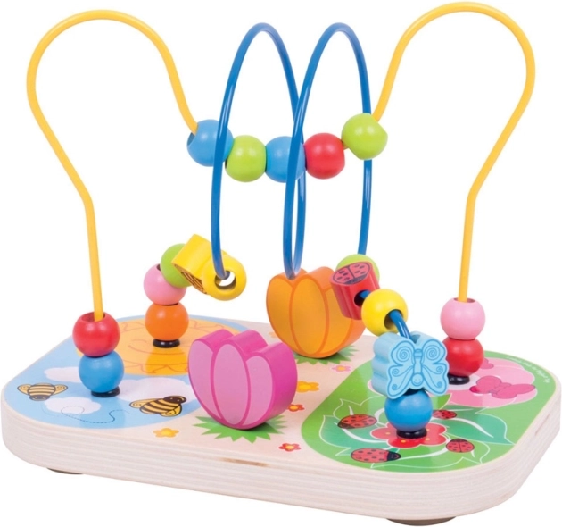 Drveni motorički labirint Livada Bigjigs Baby