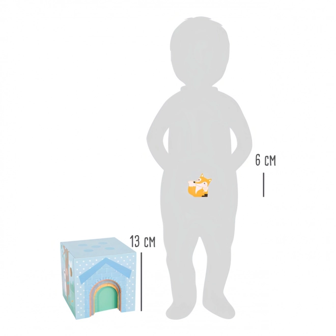 Small Foot Sklopivi toranj pastelni sa životinjama