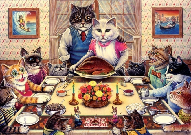 ART PUZZLE mačja obitelj – puzzle 260 dijelova