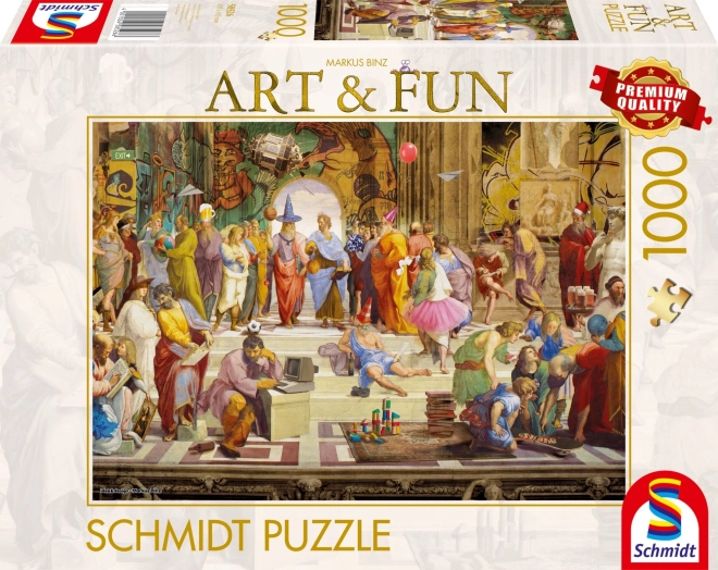 Schmidt Puzzle Art&Fun: Atenska škola 1000 komada
