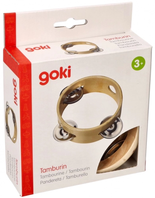 Goki tamburina s 3 činelice bez membrane