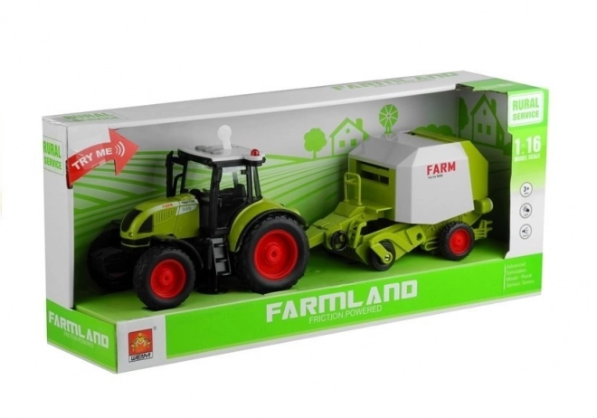 Traktor s lisom za bale