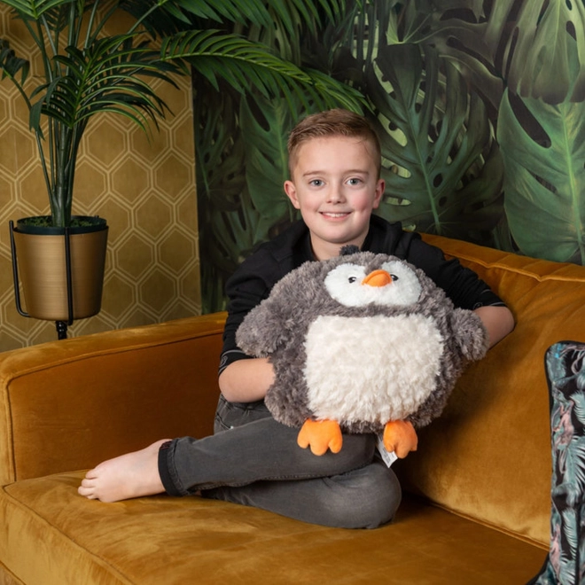 Topli plišani jastuk Pingvin 3 u 1 od Cozy Noxxiez