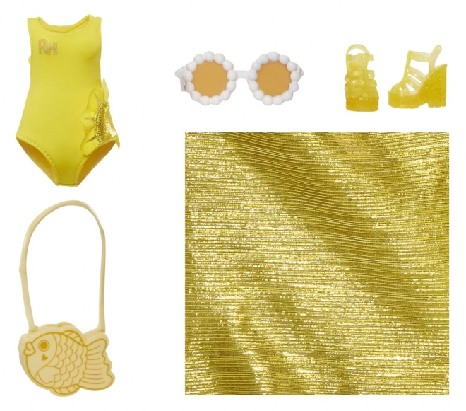 Rainbow High moderna lutka Swim Style Sunny Yellow