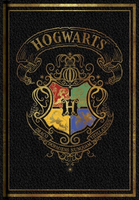 Blok A5 Harry Potter šareni crni
