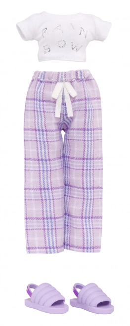 Rainbow High Junior Fashion lutka u pidžami - Violet Willow