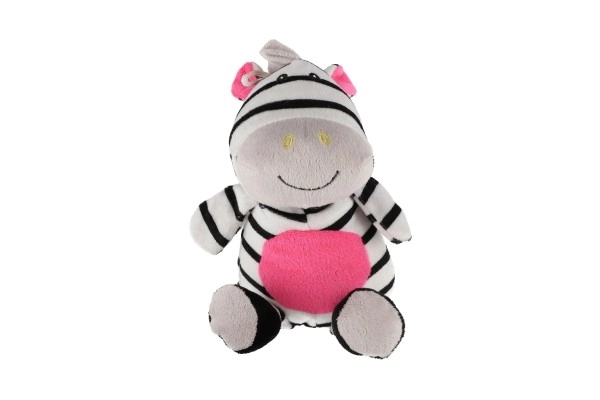 Plišana zvečkica Zebra za bebe