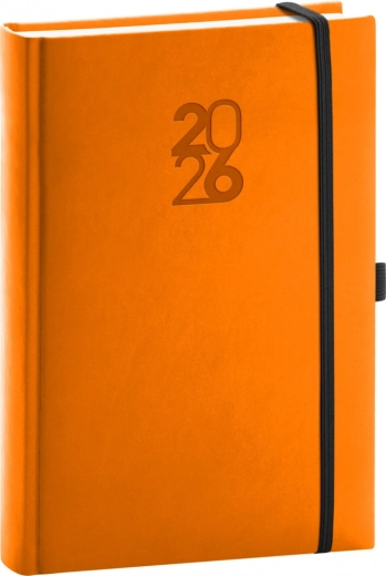 Notique dnevni planer narančasti 2026, 15 x 21 cm
