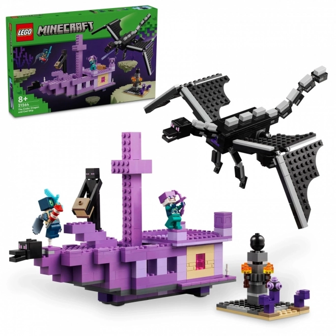 LEGO Minecraft 21264 Zmaj iz Enda i Brod iz Anda
