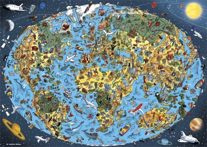 Slagalica Naš nevjerojatan planet 1000 dijelova