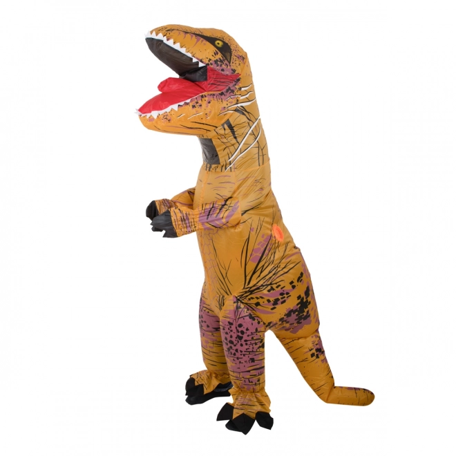 Kostim na napuhavanje dinosaurus T-REX smeđi