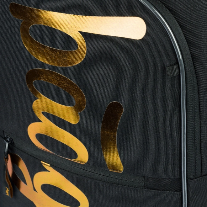 BAAGL Školski ruksak Core Metallic Bronze