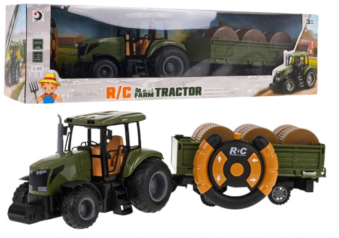 Kamion s prikolicom zeleni R/C